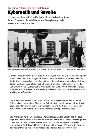 Reszension taz Umstrittene Methoden