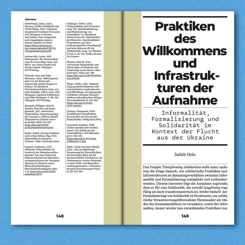 Solidaritäten Transformieren Transforming Solidarities
